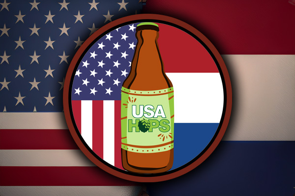 New Badge: Netherlands x USAHops Brewing Contest