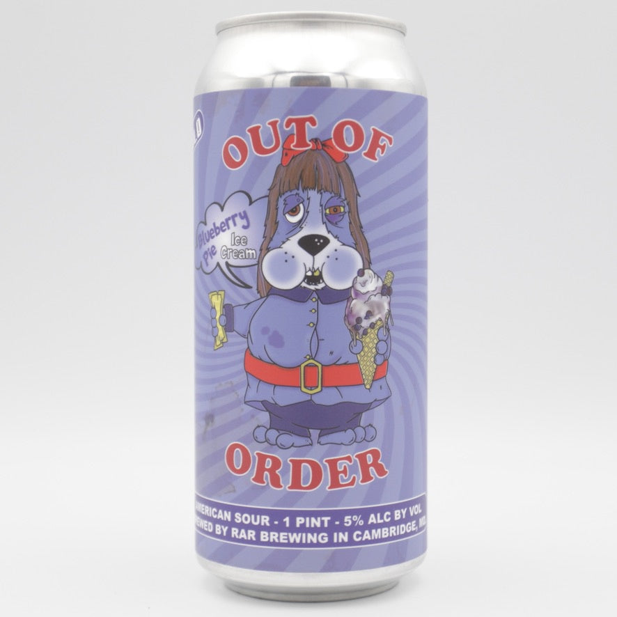 Out Of Order: Blueberry Pie Ice Cream - 5%