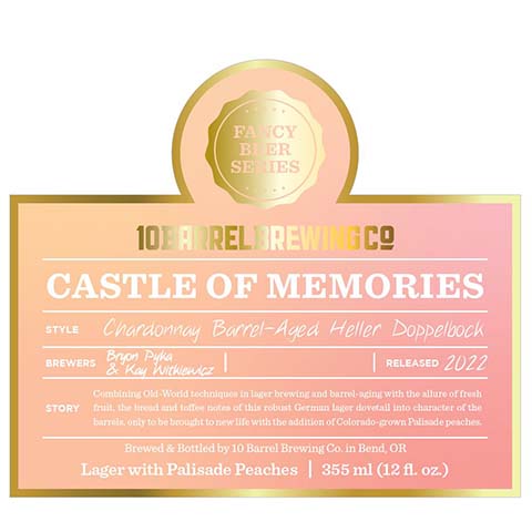 10 Barrel Castle Of Memories