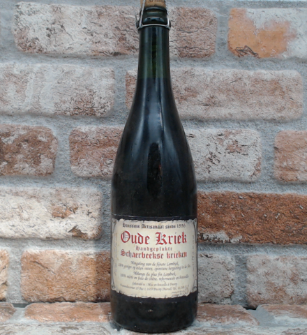 Hanssens Artisanaal Oude Kriek handgeplukte Schaerbeekse krieken 2015 Lambiek/Geuze