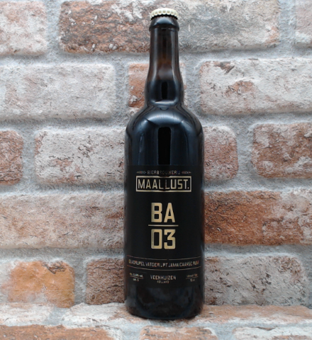 Maallust BA 03 Quadrupel Vatgerijpt Jamaicaanse Rum