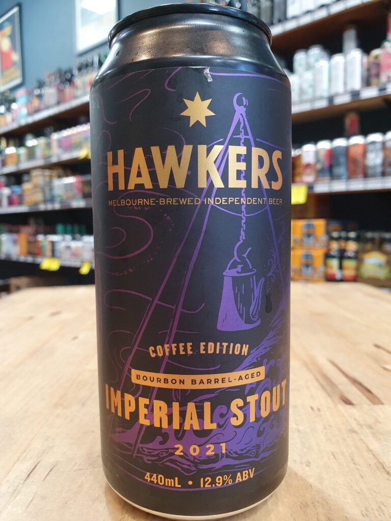 Hawkers Imperial Stout 2021 Bourbon Barrel Aged Coffee Edition