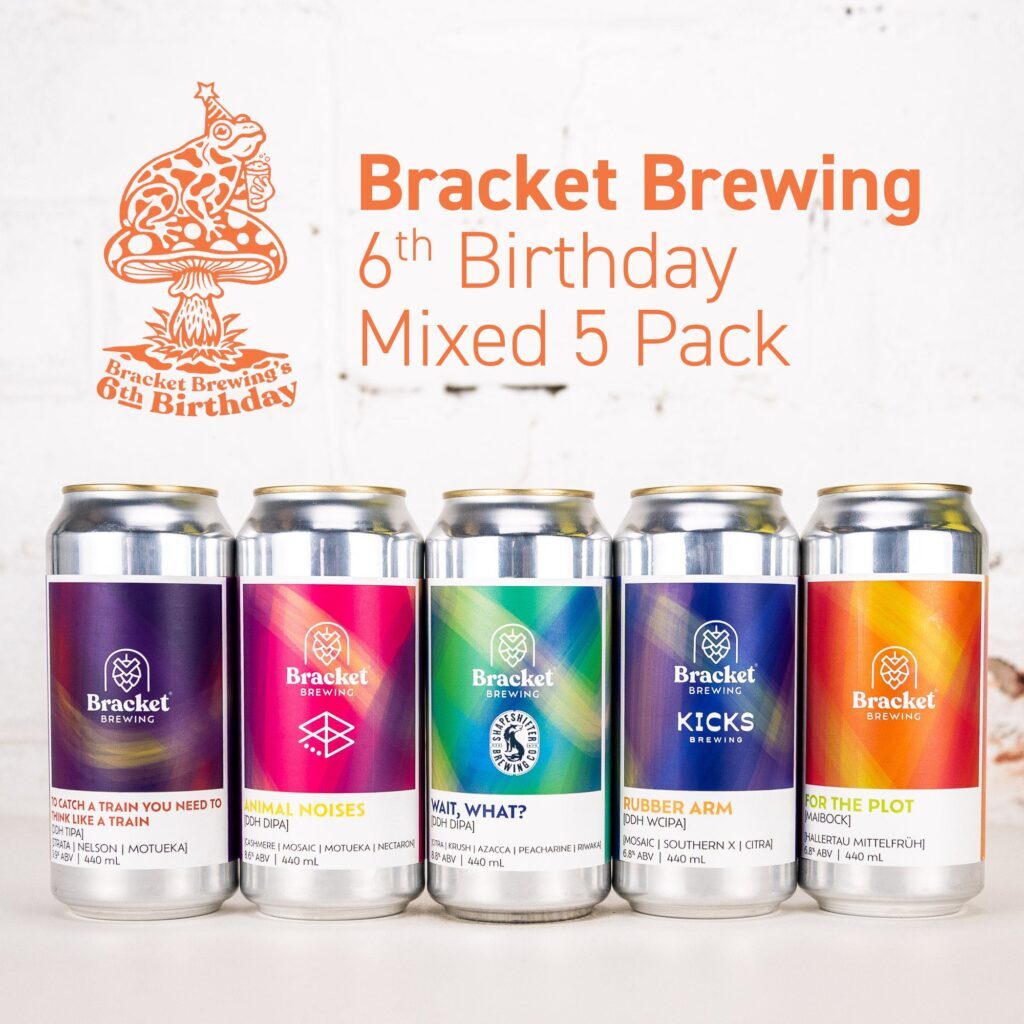 Bracket - 6th Birthday Mixed 5 Pack