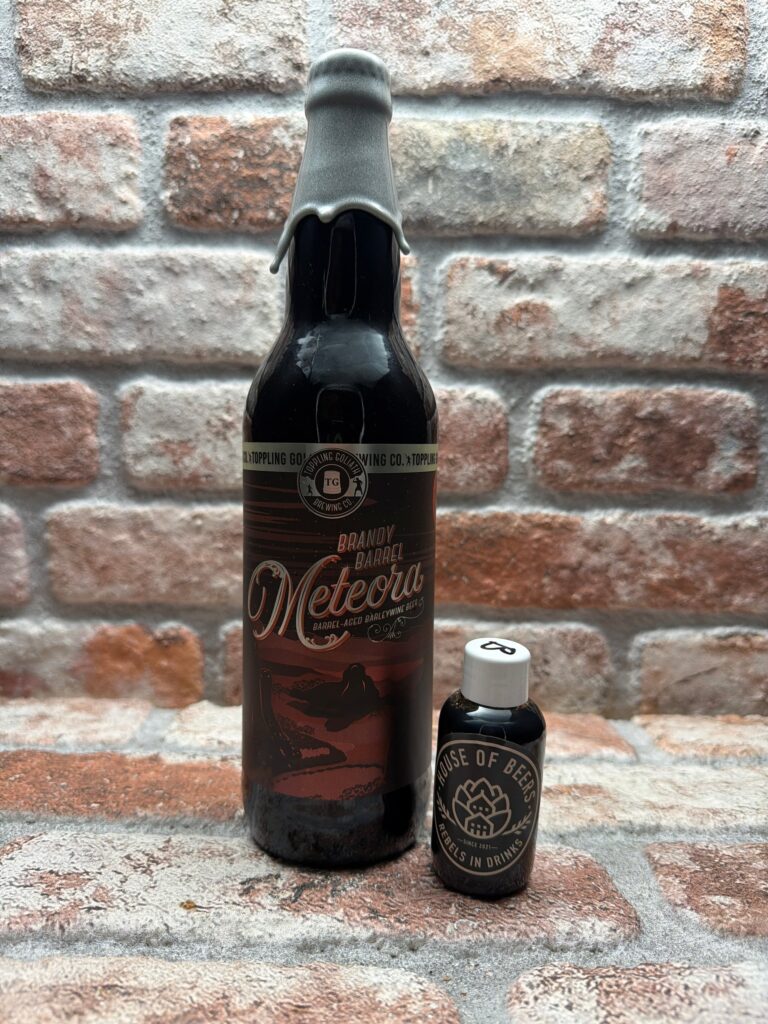 Taster Toppling Goliath Brewing Co. Brandy Barrel Meteora Barleywine