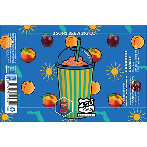 3 Sons Sunshine Slushy Sour Ale