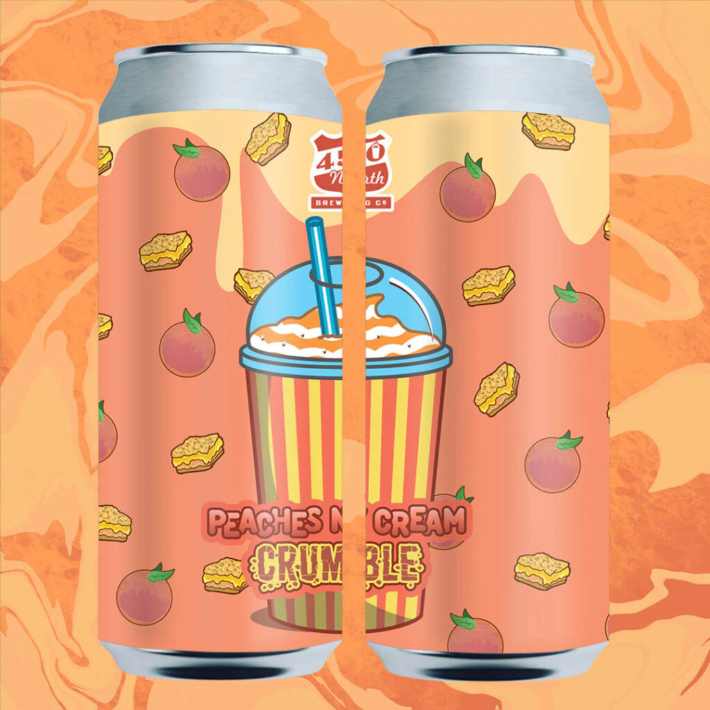 Peaches N' Cream Crumble Slushy XL