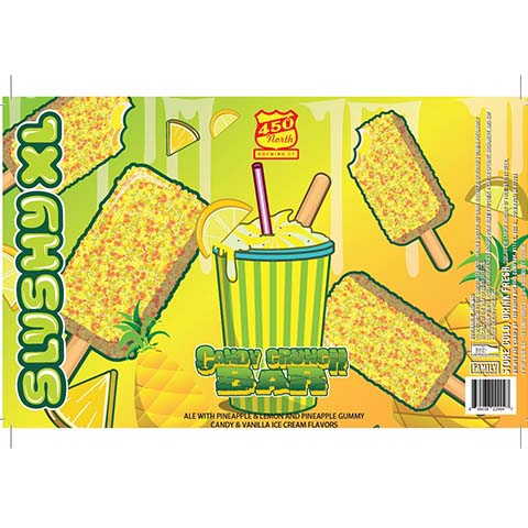 450 North SLUSHY XL Candy Crunch Bar