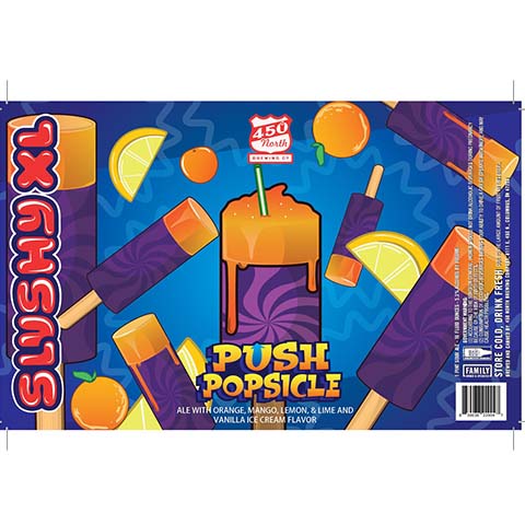 450 North SLUSHY XL Push Popsicle