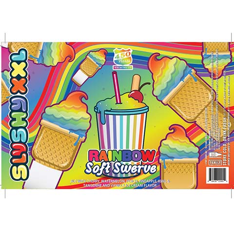 450 North SLUSHY XXL Rainbow Soft Swerve