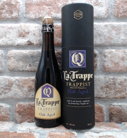 La Trappe Quadrupel Oak Aged Batch 28 - Met koker 2017