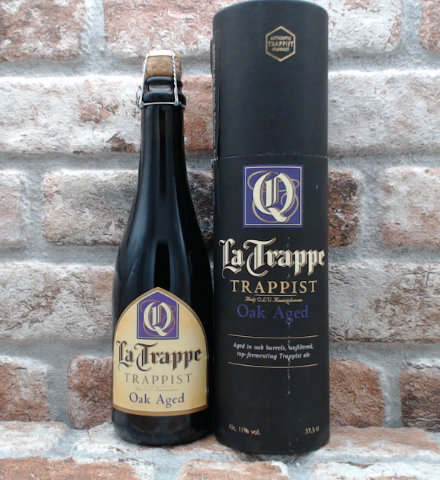 La Trappe Quadrupel Oak Aged Batch 25 - Met koker 2016