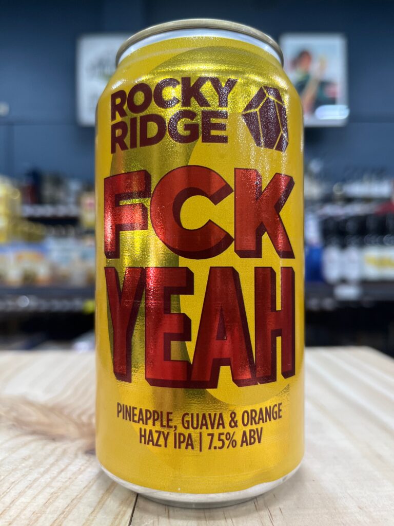 Rocky Ridge FCK YEAH Pineapple, Guava & Orange Hazy IIPA
