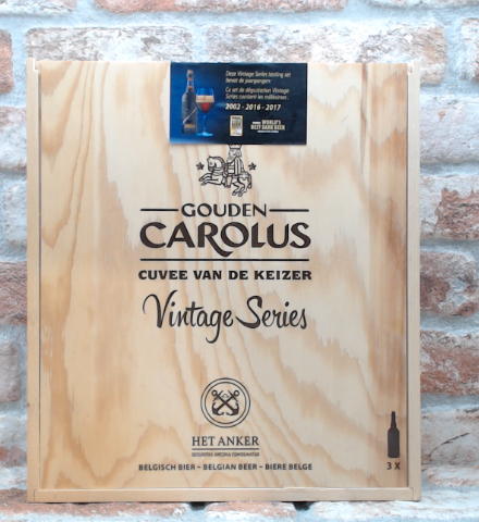 Gouden Carolus Cuvee van de keizer Vintage series 2002-2016-2017