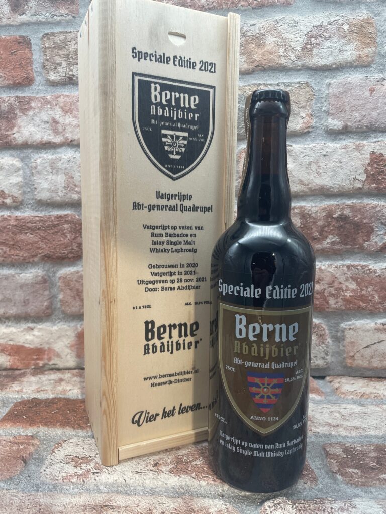 Berne Abdijbier Vatgerijpte Abt-Generaal Quadrupel Speciale Editie 2021