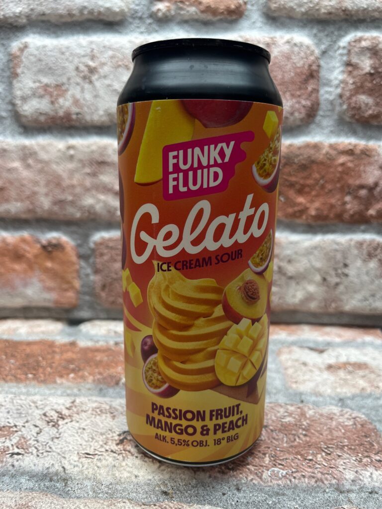 Funky Fluid Gelato: Passion Fruit, Mango & Peach