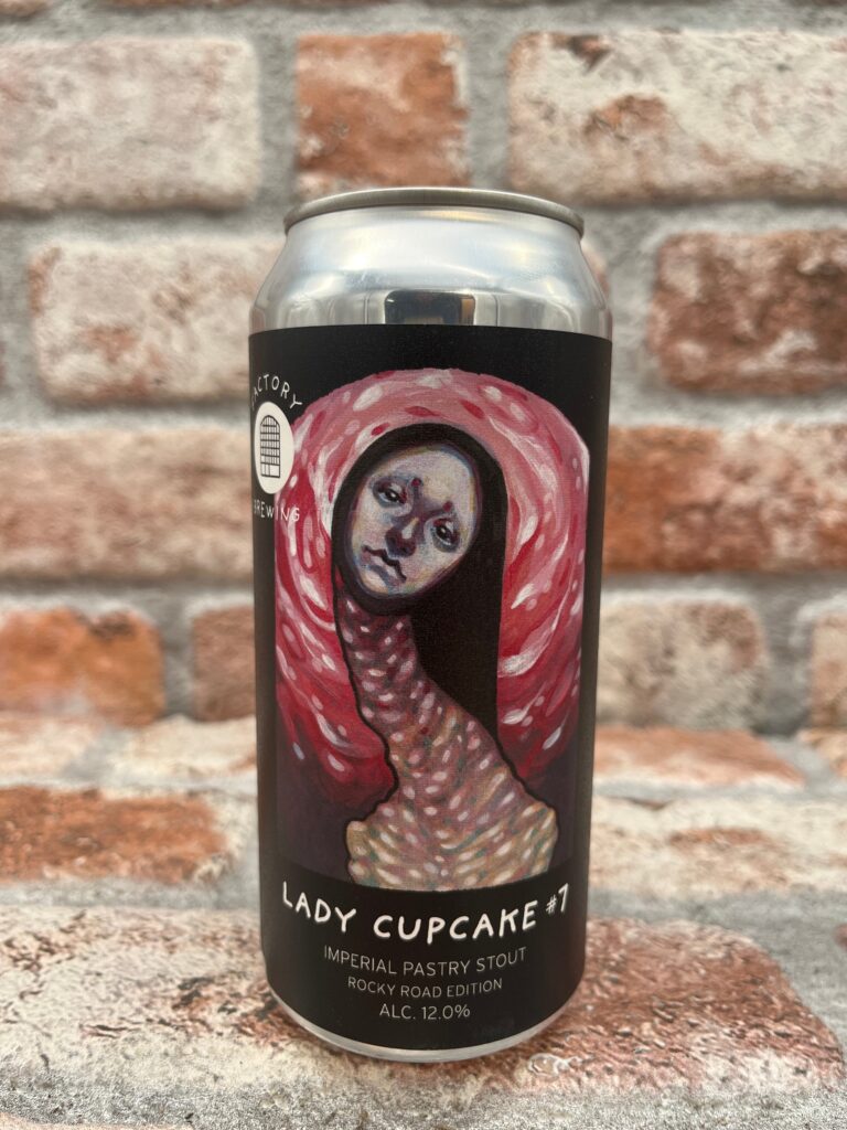 Factory Lady Cupcake #7 Rocky Road