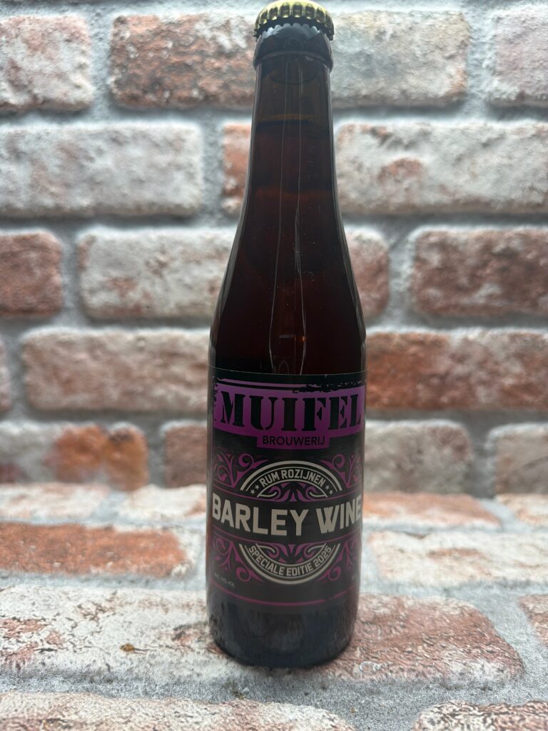 Muifel Brouwerij Barleywin Rum Rozijnen Special edition 2025 Barleywine