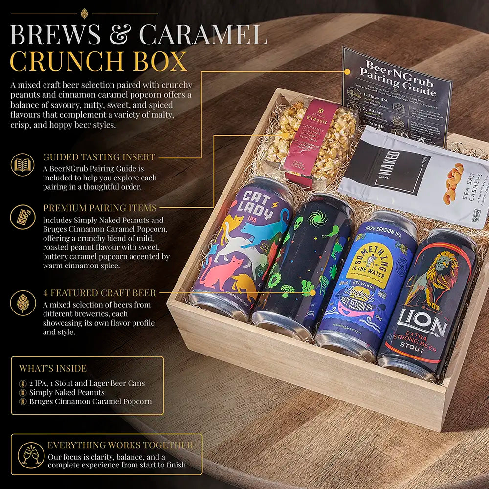 Brews & Caramel Crunch Box