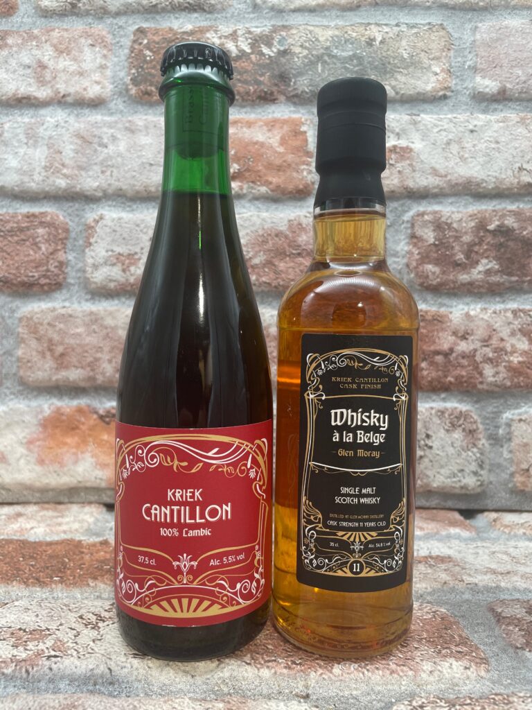 Cantillon Kriek 2020 & Kriek Finished Glen Moray Single Malt Lambiek/Geuze