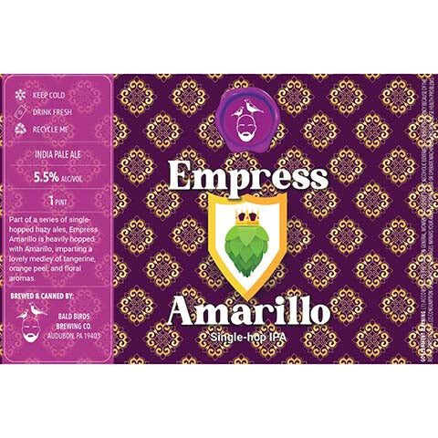 Bald Birds Empress Amarillo Single-Hop