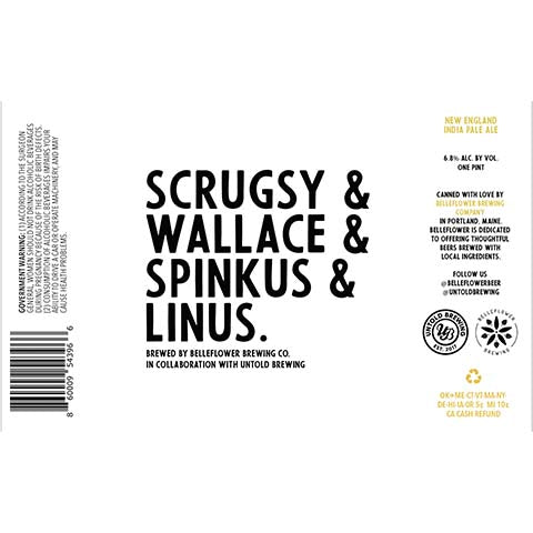 Belleflower Scrugsy & Wallace & Spinkus & Linus