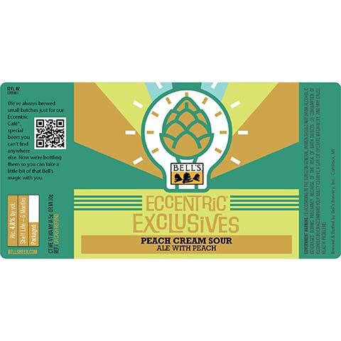 Bell's Eccentric Exclusives Peach Cream Sour Ale