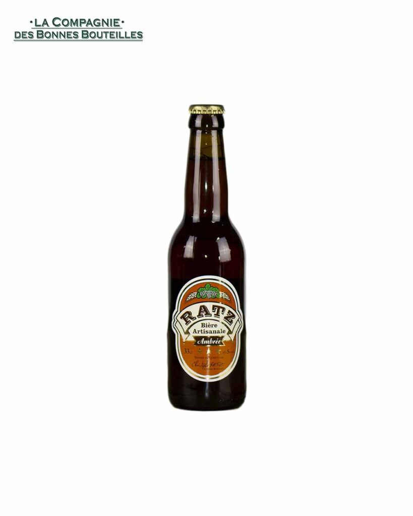 Bière Brasserie Ratz ambrée VP