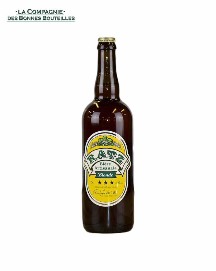 Bière Brasserie Ratz blonde VP