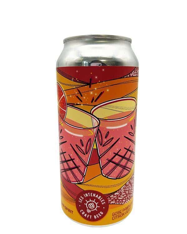 Bière Les Intenables - Paloma Spirit - Gose Pamplemousse Citron Vert