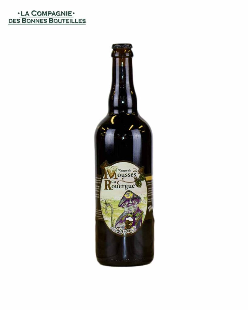 Bière mousse du rouergue Bulle des mines brune VP
