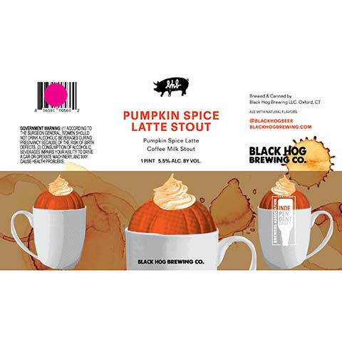 Black Hog Pumpkin Spice Latte