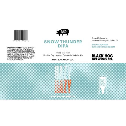 Black Hog Snow Thunder