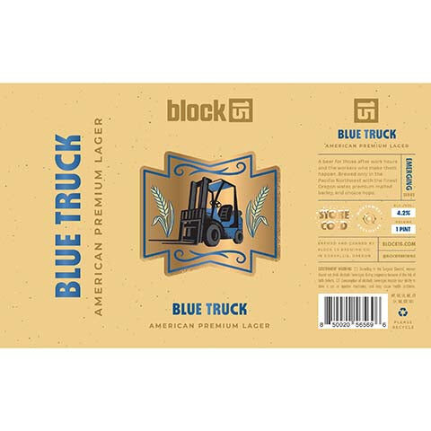 Block 15 Blue Truck