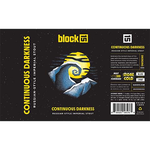 Block 15 Continuous Darkness