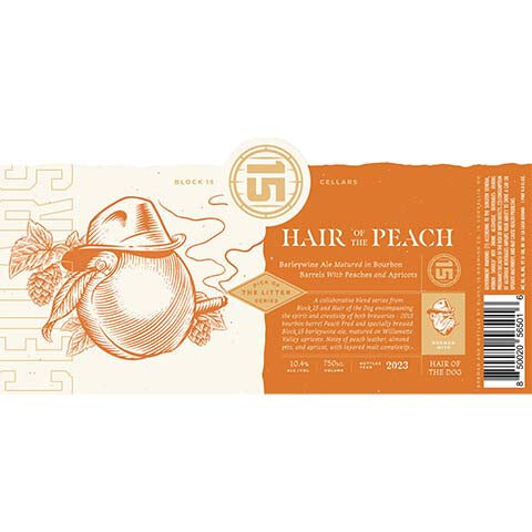 Block 15 Hair of the Peach Barleywine