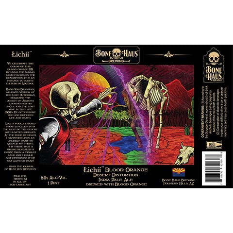 Bone Haus Lichii Blood Orange Desert Distortion