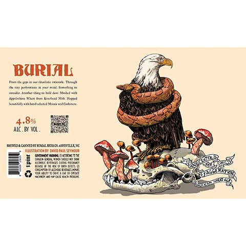 Burial Anecdotes of Wild Exaggeration Wheat Ale
