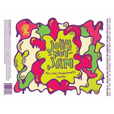 Burley Oak Jelly Not Jam Key Lime, Pomegranate, Vanilla