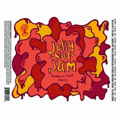 Burley Oak Jelly Not Jam Raspberry, Peach, Cherry