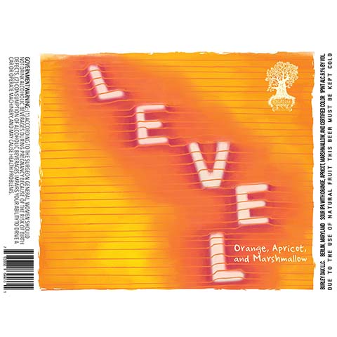Burley Oak Level Orange, Apricot, Marshmallow