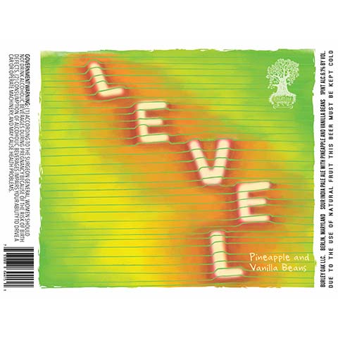 Burley Oak Level Pineapple and Vanilla Beans