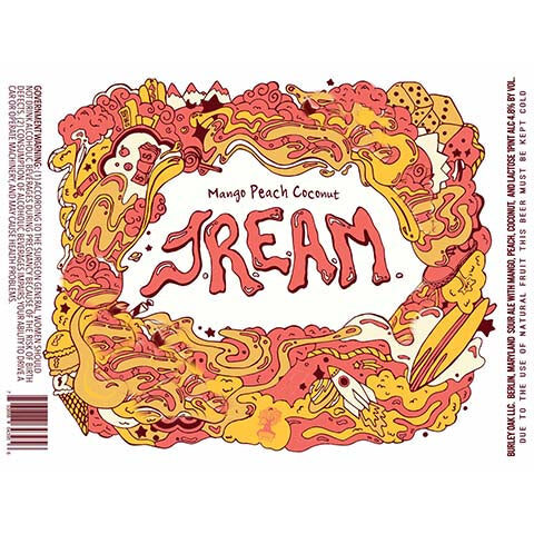 Burley Oak Mango Peach Coconut JREAM