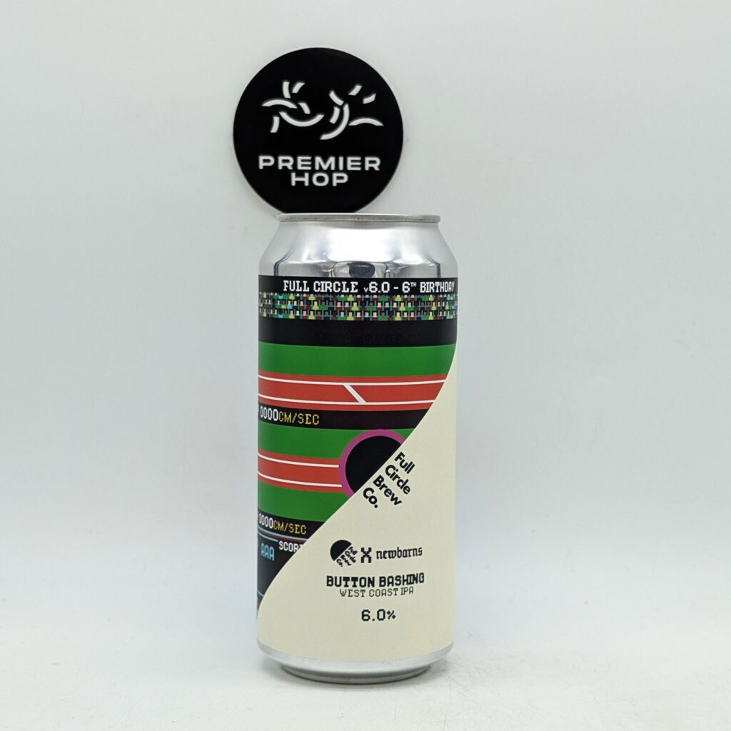 Button Bashing / West Coast IPA / 6%
