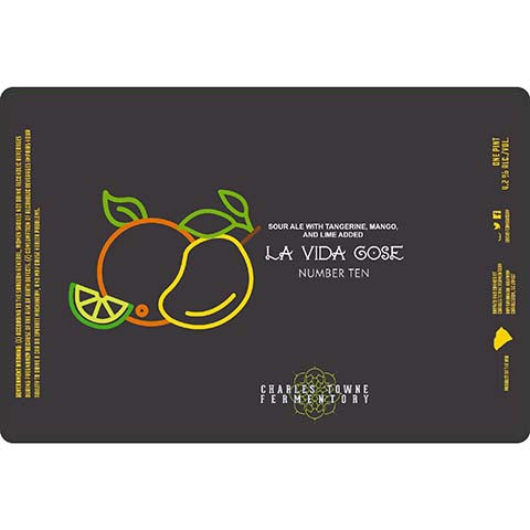 Fermentory La Vida Gose Number Ten Sour Ale