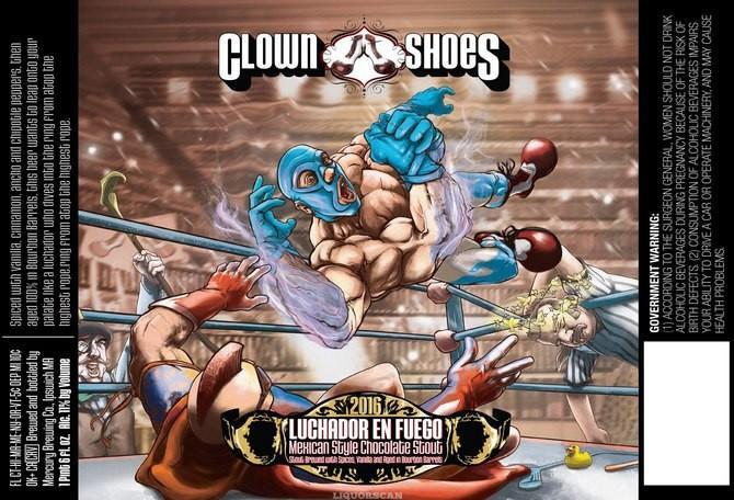Clown Shoes Luchador En Fuego Barrel-Aged Imperial Mexican Chocolate