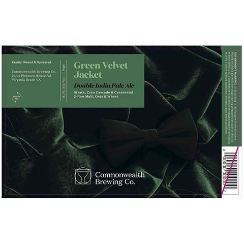 Commonwealth Green Velvet Jacket