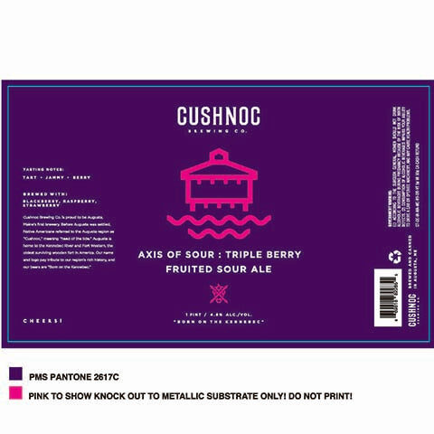 Cushnoc Axis Of Sour: Triple Berry Fruited