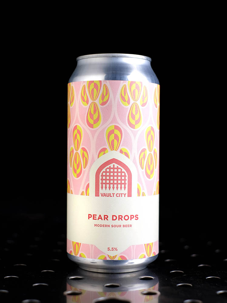 Vault City | Pear Drops | Sour Pear Candy | 5,5%