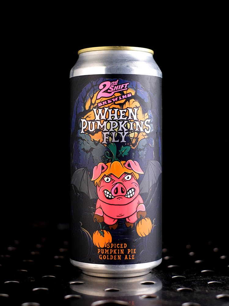 2nd Shift | When Pumpkins Fly | Pumpkin Spiced Ale Miel Vanille Muscade Gingembre Cannelle | 6,5%