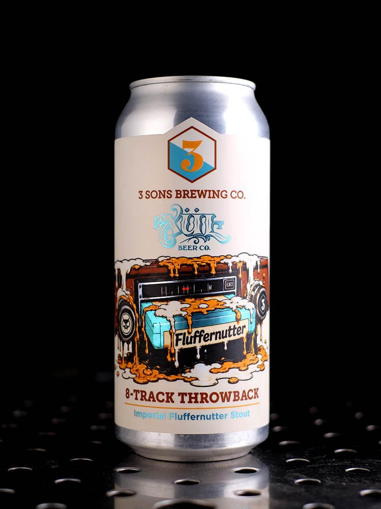 3 Sons | 8-Track Throwback | Imperial Stout Marshmallow Cacahuète | 10,5%